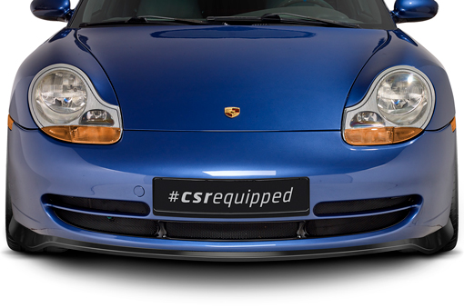 Voorspoiler Porsche 911/996 CSR glans Zwart
