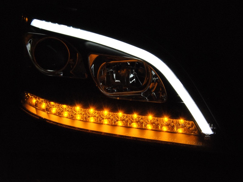 Headlights Mercedes M-klasse W164 05-08 Devil eyes black