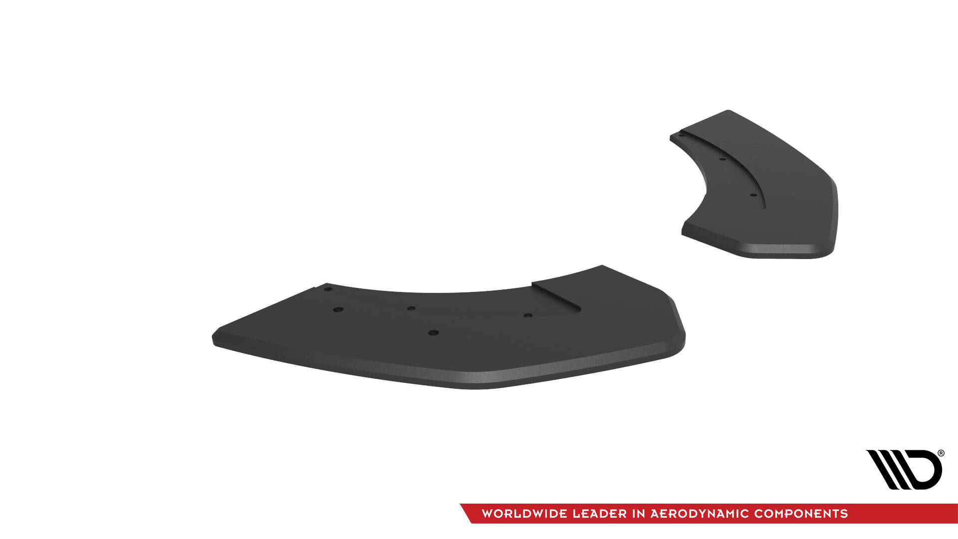 Street Pro Achterzij Spoilers Hyundai Veloster N MK2 Maxton Glanzend zwart