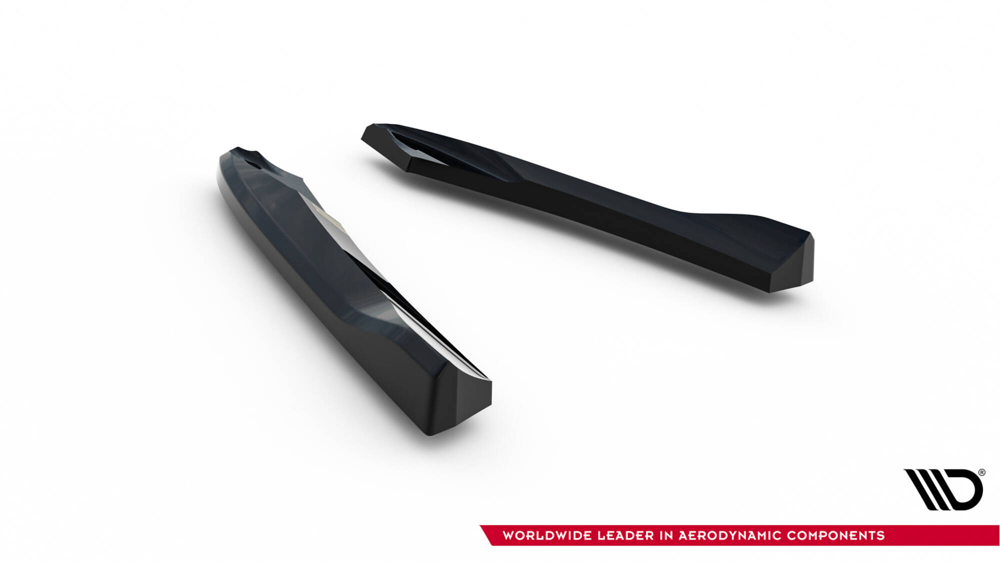 Achterzij Spoilers Audi S5 Sportback 8T Maxton Glanzend zwart