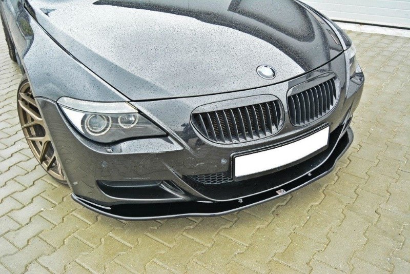 Voorspoiler BMW M6 E63 V.2 Glanzend Zwart