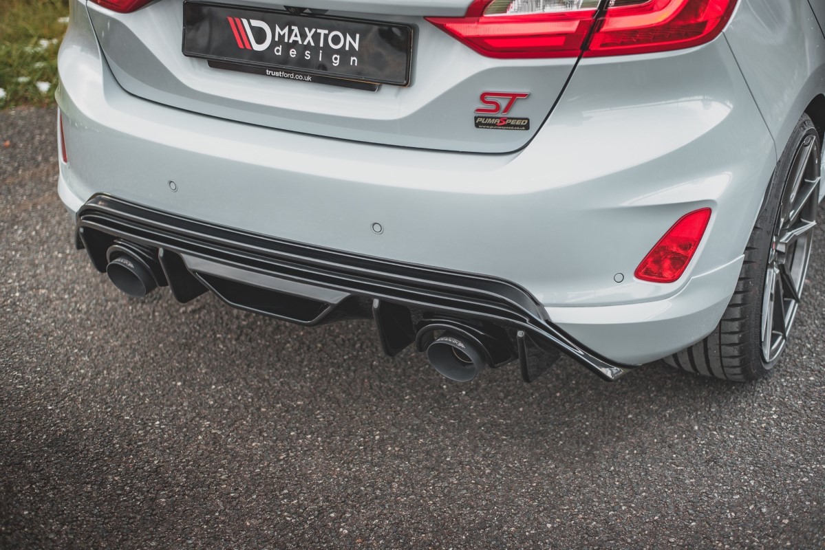 Diffuser Ford Fiesta ST MK8 Maxton Glans Zwart