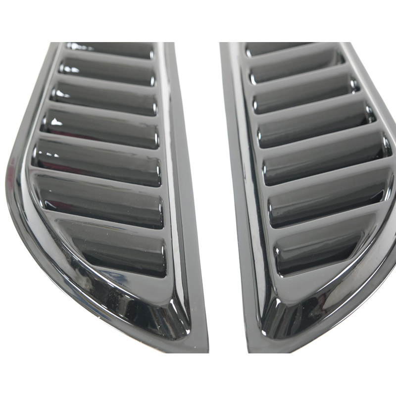 Set motorkapluchtinlaten Pick-Up 4x4 - Universeel - Glanzend zwart