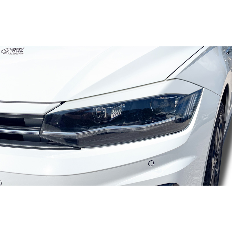 Koplampspoilers  Volkswagen Polo (AW) 2017- (ABS)