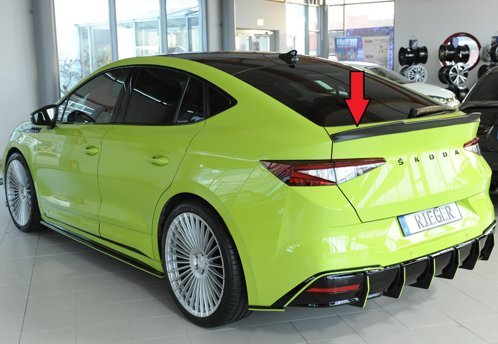 Achterspoiler Skoda Enyaq iV (NY): 10.20-01.2025  Glans zwart