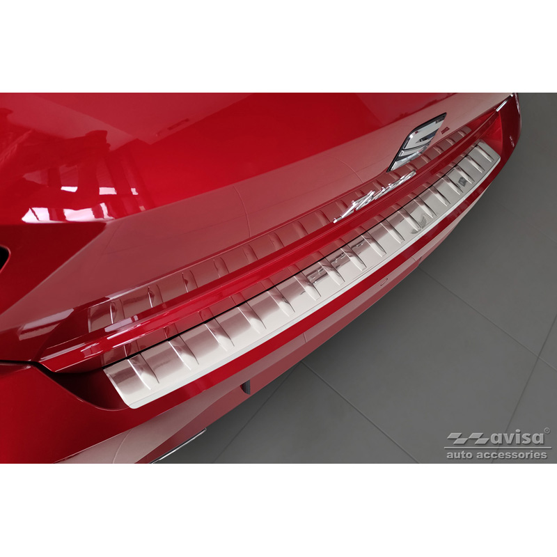 RVS Achterbumperprotector  Seat Ibiza 6F Facelift 2021- 'Ribs'
