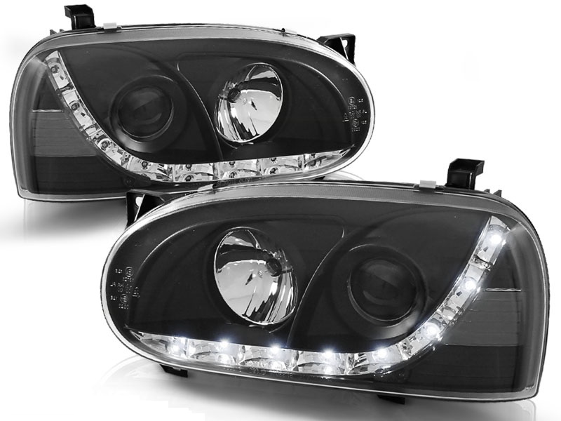 Faros VW Golf III Los ojos del Diablo Dayline negro