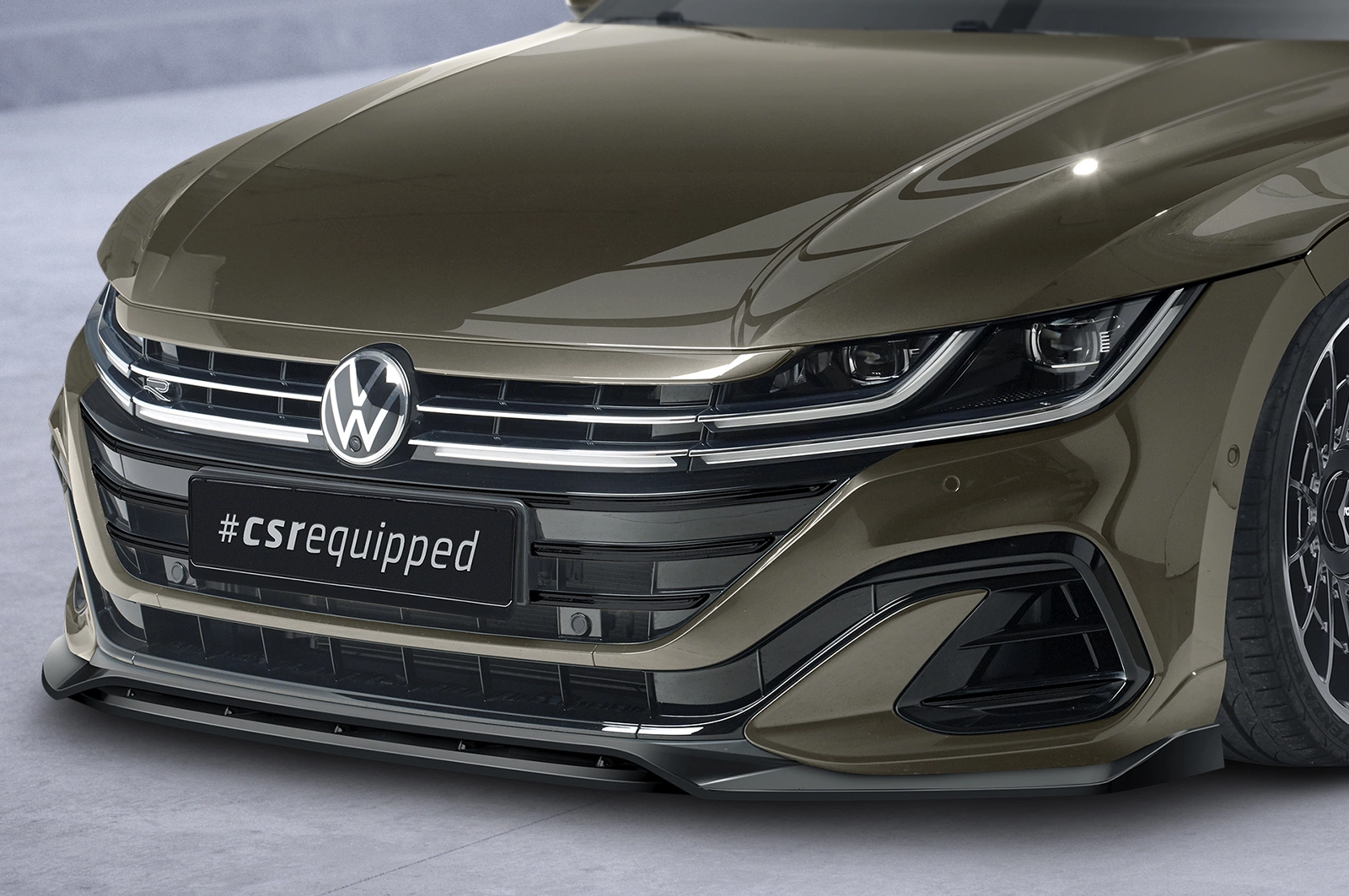 Voorspoiler VW Arteon R-Line Glans Zwart (2020–) CSR