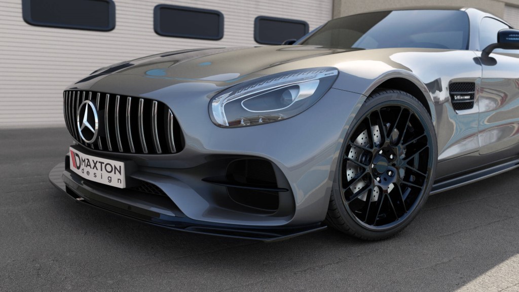 Voorspoiler Mercedes AMG GT S C190 Glans Zwart
