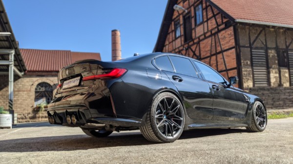 Einddemper BMW M3 Series Sedan Sport Exhaust Systems Black Anodized