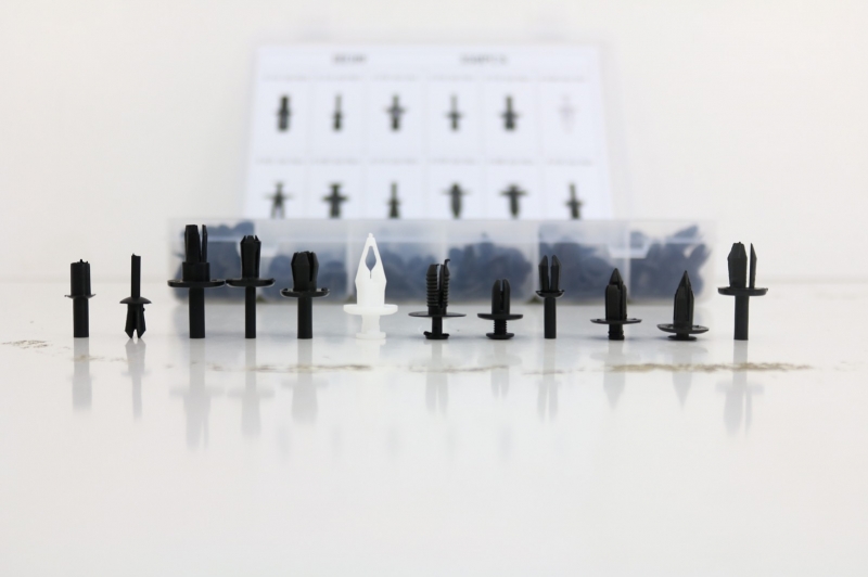 Auto Clips Plastic fasteners Kit 350 pcs