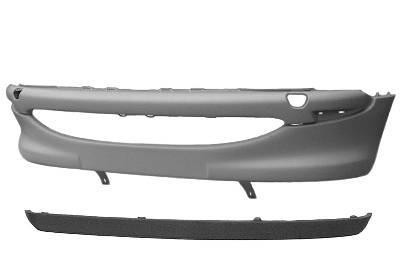 voorbumper, in primer, met spoiler, met mistlampgaten,-05/2003 P