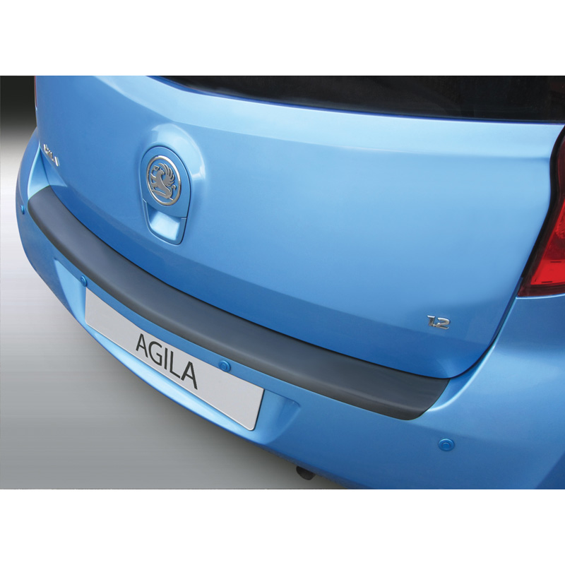 ABS Achterbumper beschermlijst  Opel Agila 2008-2015 Zwart
