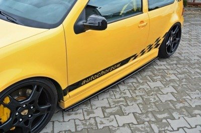 Zijskirts VW Golf 4 R32 Glans Zwart