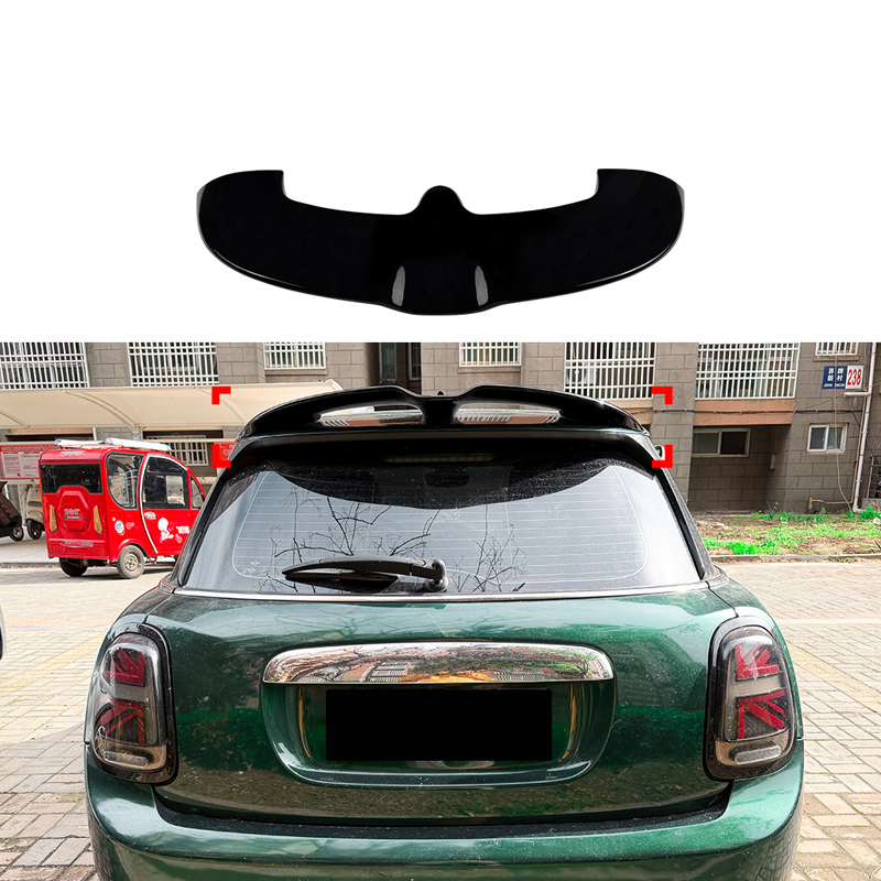 Dakspoiler 'JCW-Look'  Mini F55/F56 One/Cooper/S 2013-2024 excl. JCW/GP (ABS Glanzend zwart)