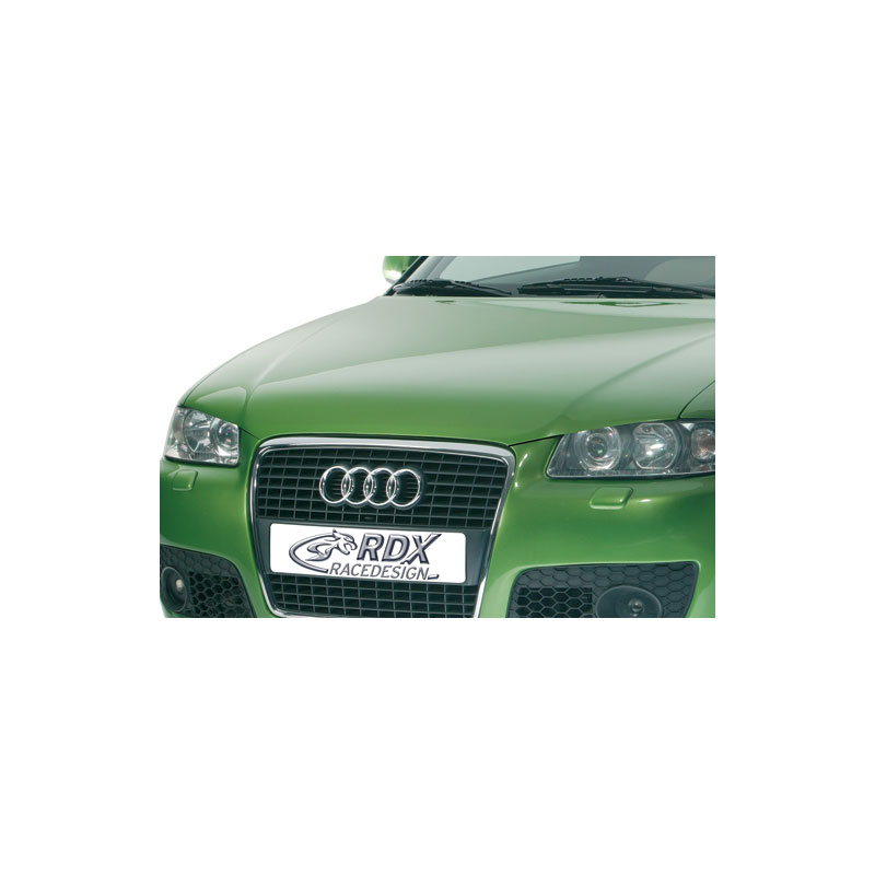 Motorkapverlenger  Audi A3 8L 1996-2003 'SingleFrame' (Metaal)