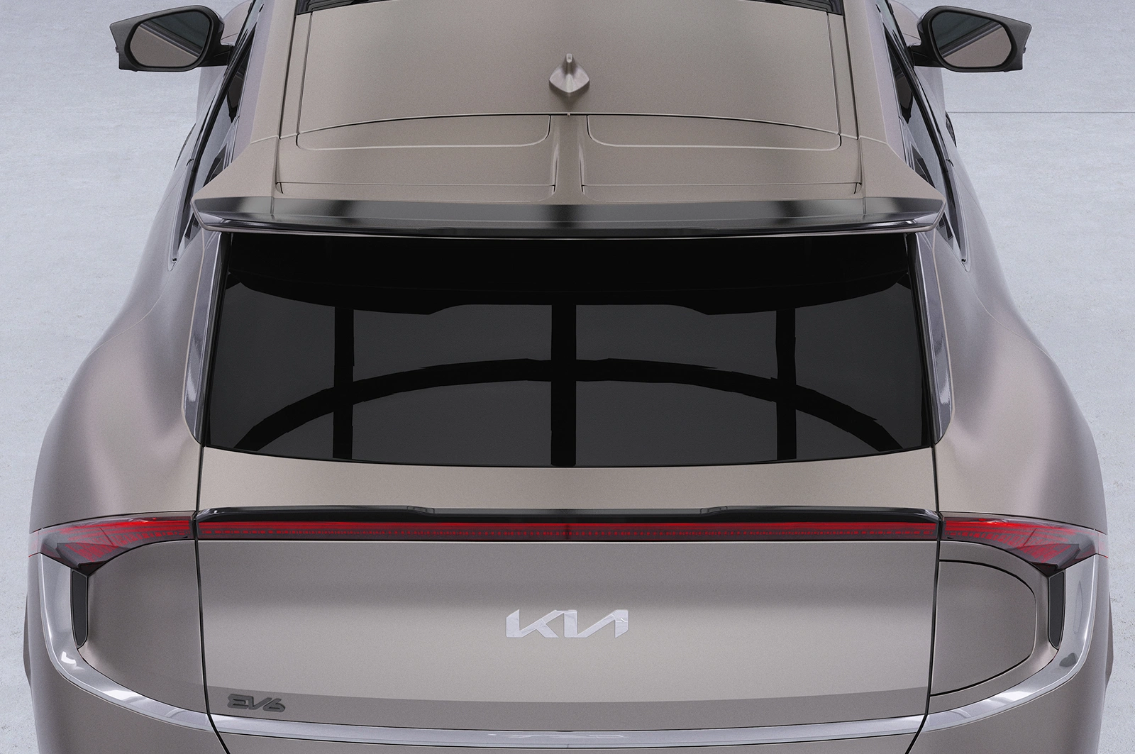 Achterspoiler Kia EV6 glans zwart