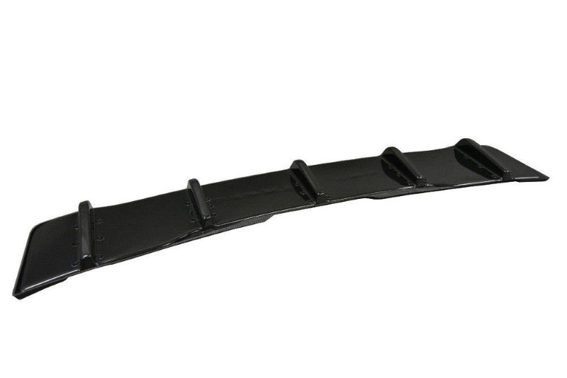 Cenrale Achterspoiler Audi A5 S-Line F5 Coupe / Sportback (met verticale bars) Glanzend Zwart