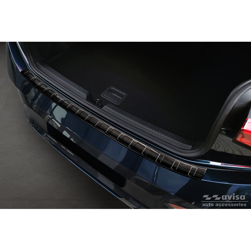Zwart RVS Achterbumperprotector  Cupra Born 2021- 'Ribs'