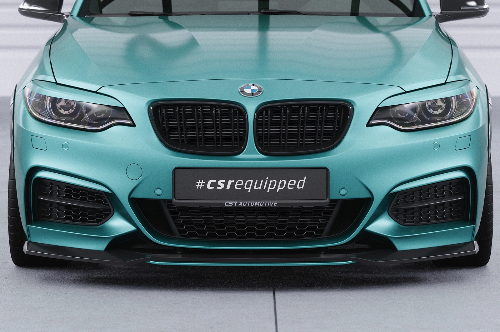Voorspoiler BMW 2er (F22/F23) M-Paket Glans Zwart – CSR Automotive