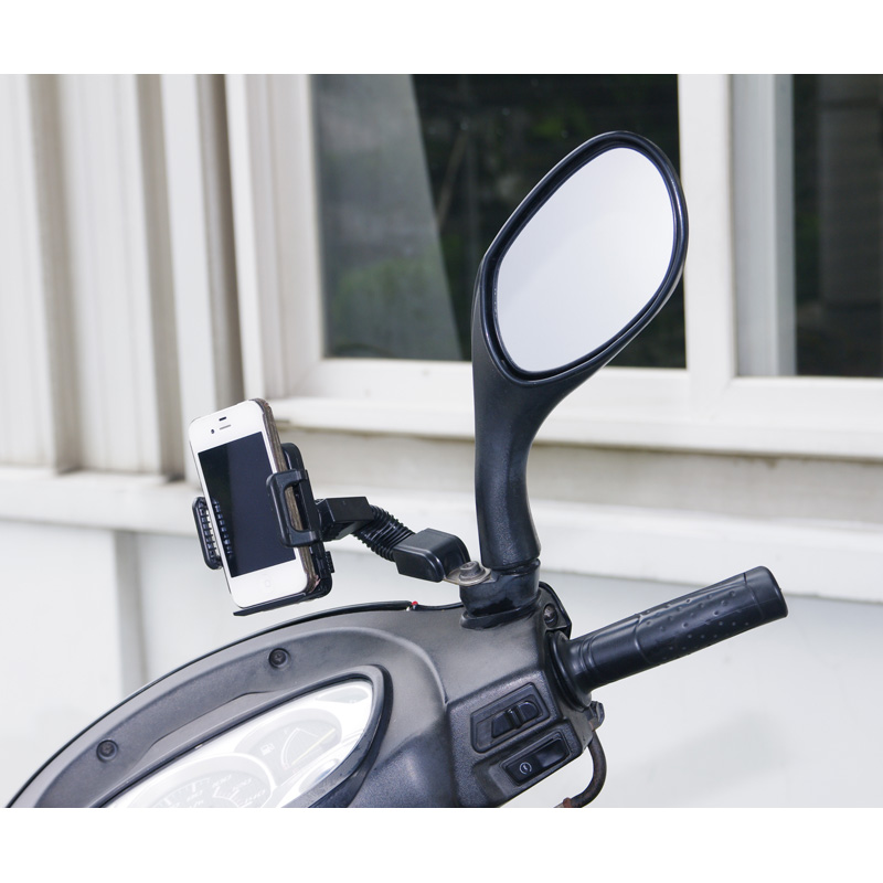 Universele Motor/Fiets/Scooter Smartphonehouder 50-100mm