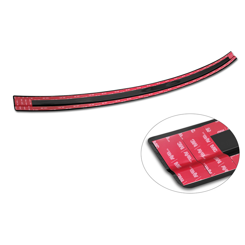 Zwart RVS Achterbumperprotector  Porsche Cayenne III 2017-