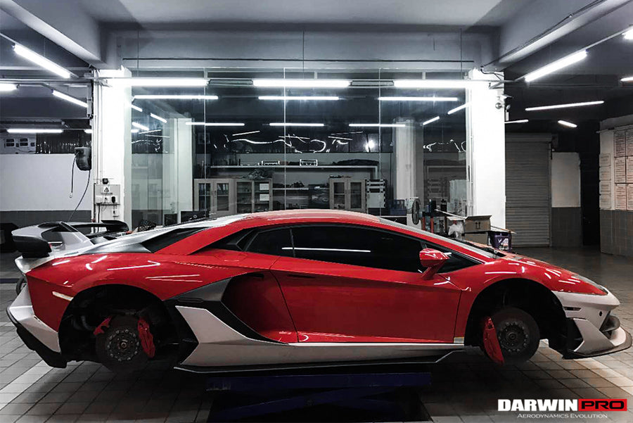 Lamborghini Aventador LP700 Coupe SVJ Style Deels Carbon Fiber Aero Full Kit  2011-2016