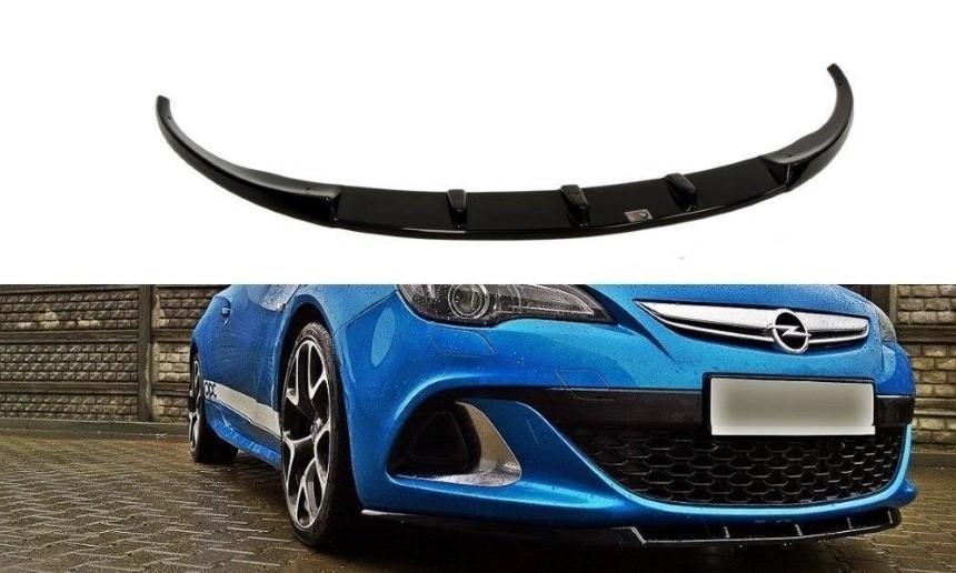 Voorspoiler Opel Astra J OPC/VXR Maxton Design glans zwart