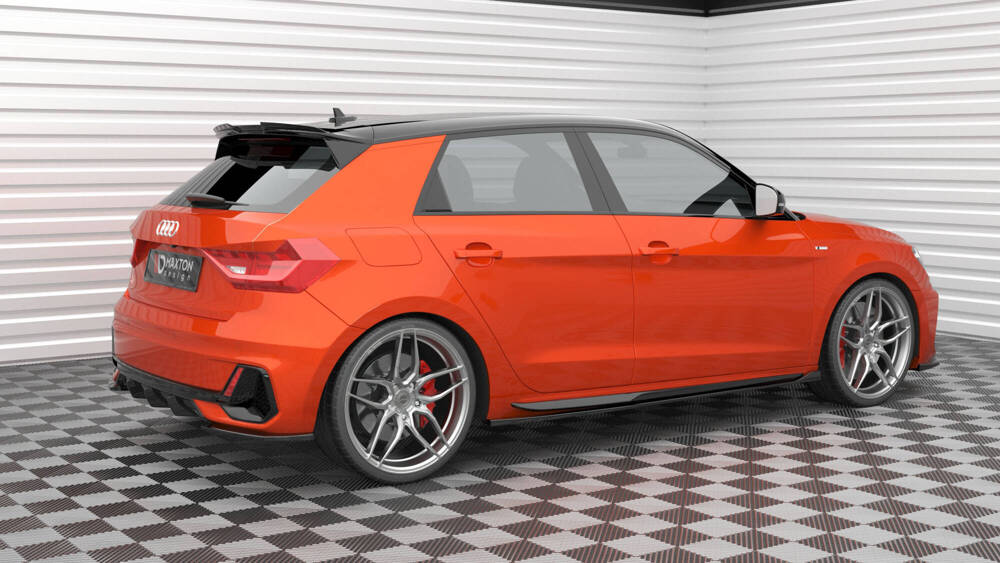 Zij Diffusors Audi A1 S-LINE GB glanzend zwart