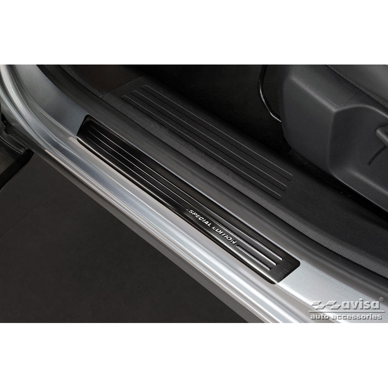 Zwart RVS Instaplijsten  Citroën C4 III 2020- & C4 X 2022- 'Special Edition' - 4-delig
