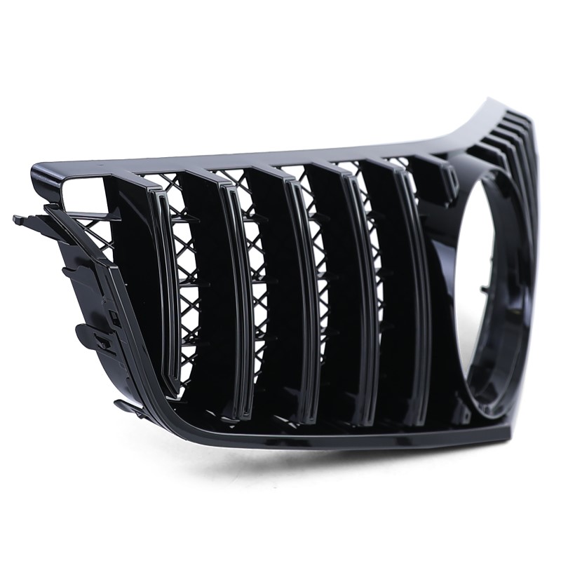 Grill Mercedes C207 W207 A207 (2009-2012) Coupe Cabrio GT Look Glans Zwart