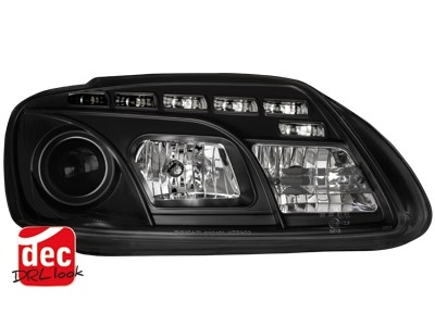 Faros VW Touran Dayline Los ojos del Diablo Black