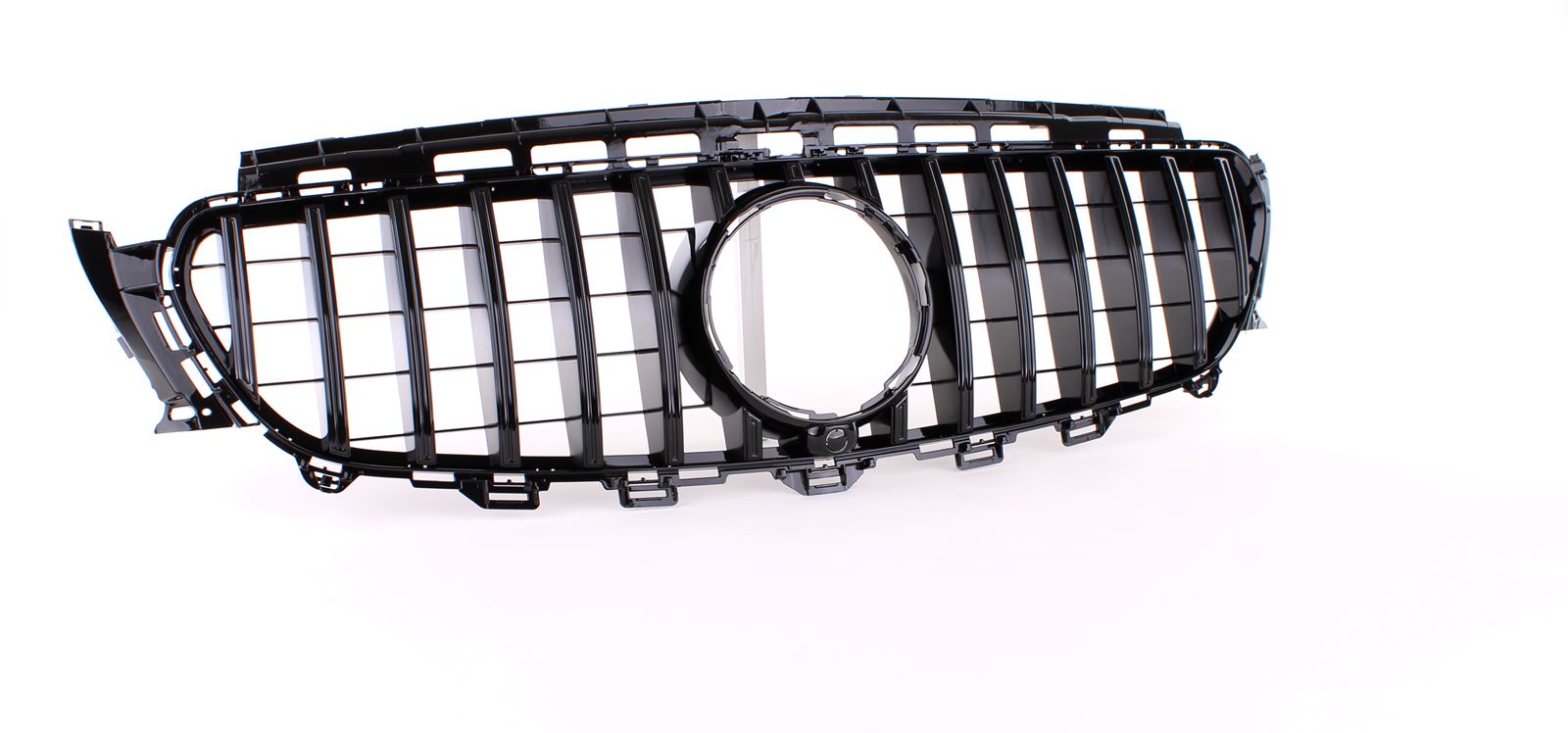 Grill Mercedes Benz E-Class W213 S213 C238 (2016+) GT-R Panamericana Design Zwart met 360 Cameraao-