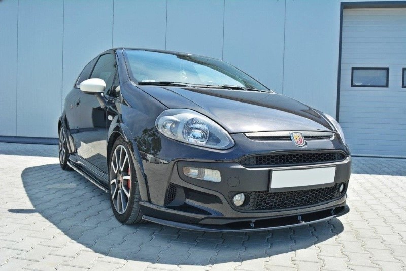 Voorspoiler Fiat Punto Evo Abarth Glanzend Zwart