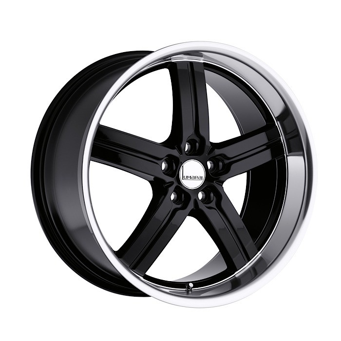 Velgen Lumarai Morro 20x8,5 5x114,3 ET37 Glanzend Zwart + Machin