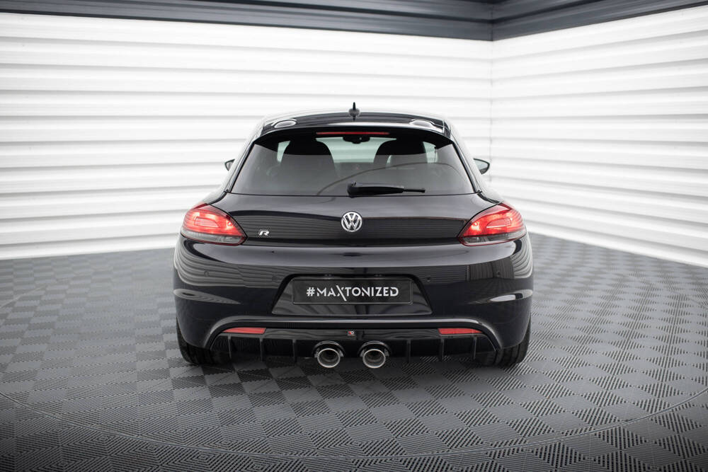 Diffuser Volkswagen Scirocco R R32 Look Maxton Glans Zwart
