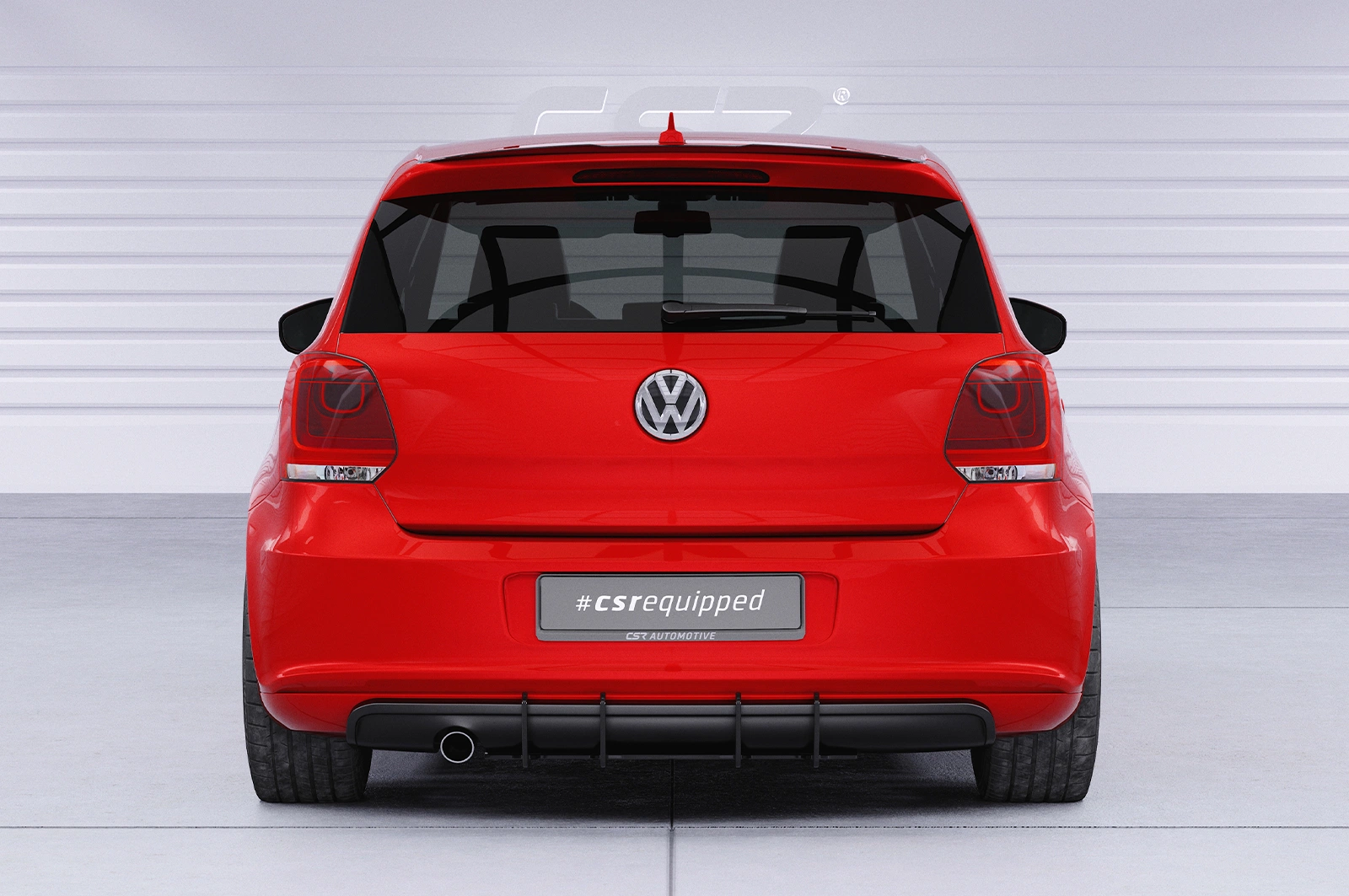 Achterspoiler VW Polo V (Typ 6R) GTI / R-Line Glans Zwart – CSR Automotive – 03/2009–03/2014