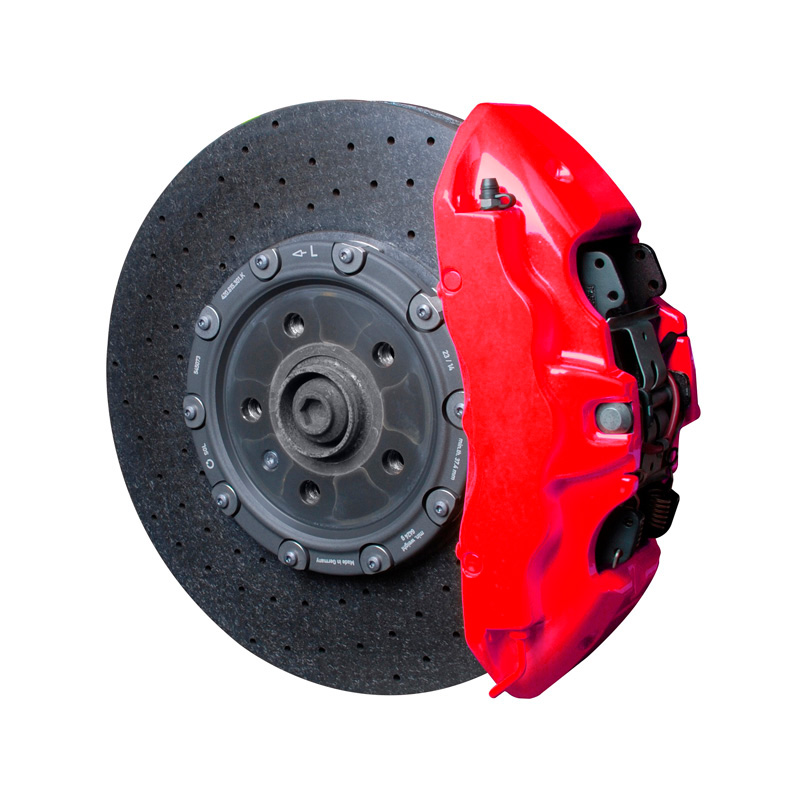 Foliatec Remklauwlakset - NEON rood - 4 Componenten