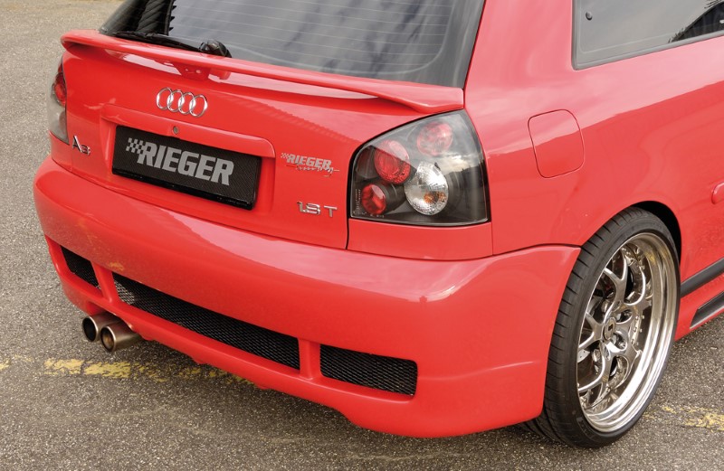 Achterbumper Audi s3-look Audi A3 8L niet Quattro ABS Rieger
