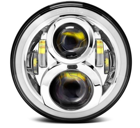 Faros VW Golf I / II / Kafer / Jeep Wrangler / Defender Full LED