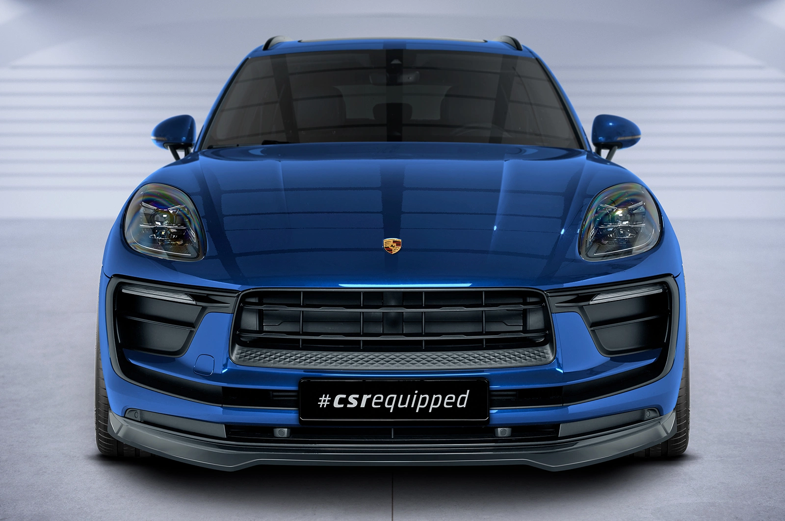 Voorspoiler Porsche Macan (Facelift) 2021- Glans Zwart – CSR