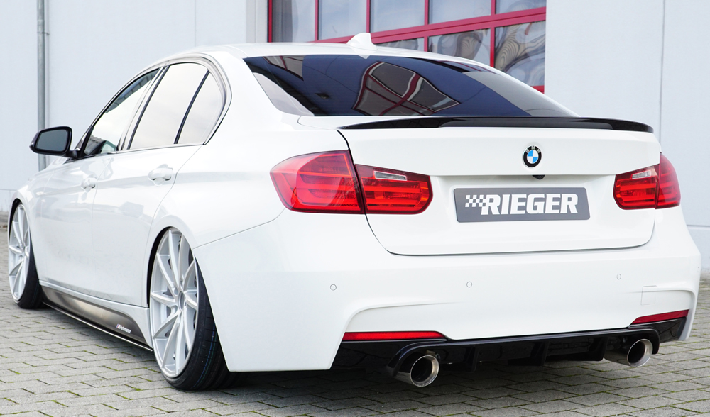 Achter Diffuser BMW 335i/340i F30/F31 2012-... Echt Carbon Rieger
