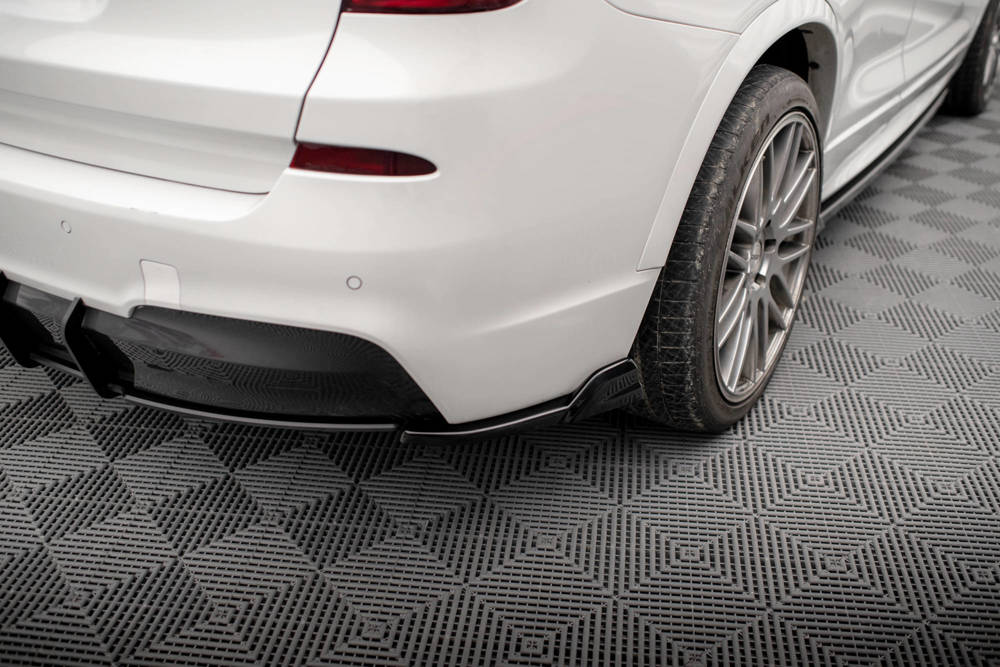 Zijdiffusers BMW X3 M-Pack F25 2010 - 2014 Maxton Glans Zwart