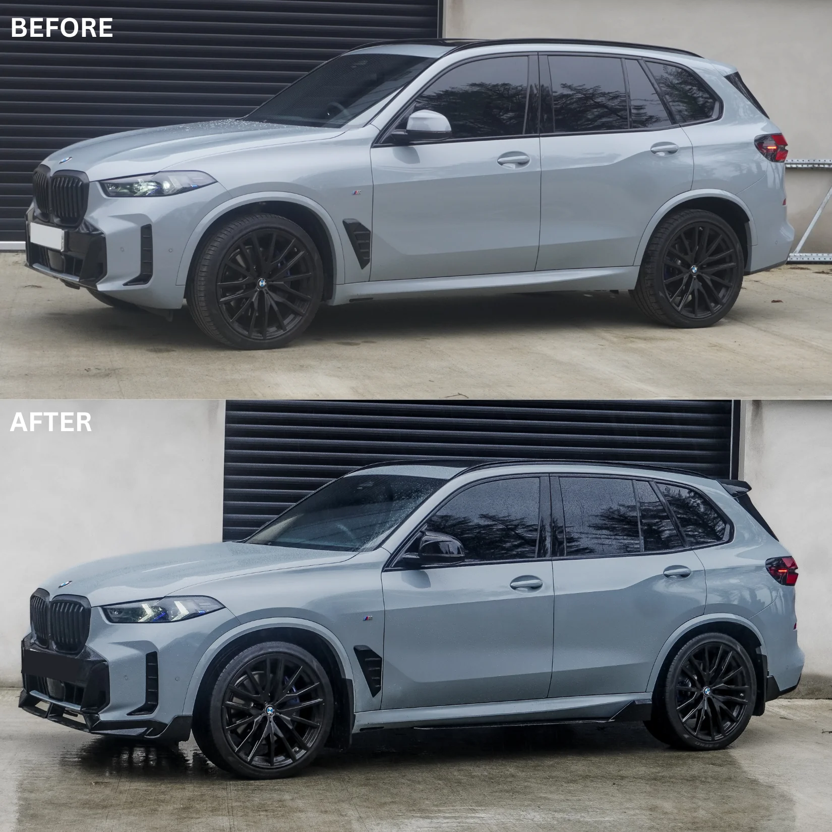 Bodykit BMW X5 G05 LCI M-performance glanzend zwart