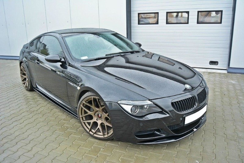 Zijskirts Diffusers BMW M6 E63 Glanzend Zwart