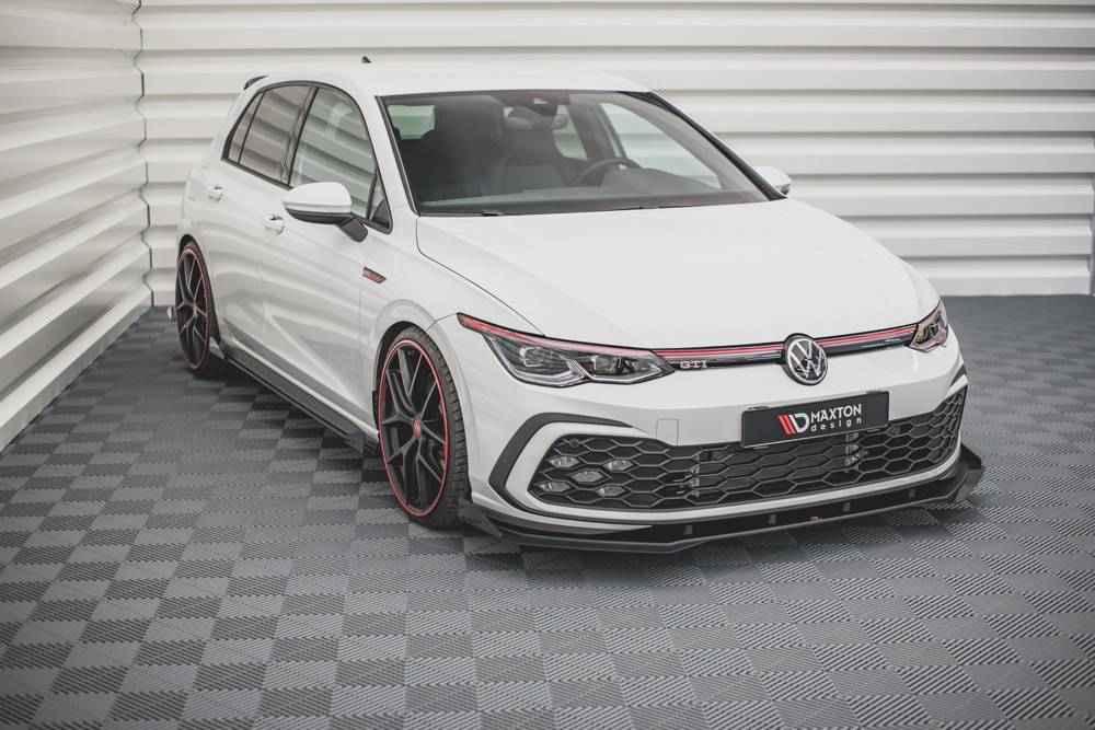 Voorspoiler met Canards Street Pro Volkswagen Golf 8 GTI / R-Line Maxton