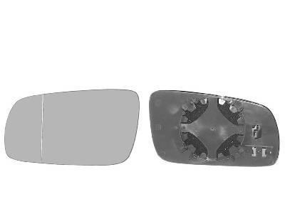 spiegelglas, met dode hoek, blauw, verwarmd, links VW Golf 4, 19