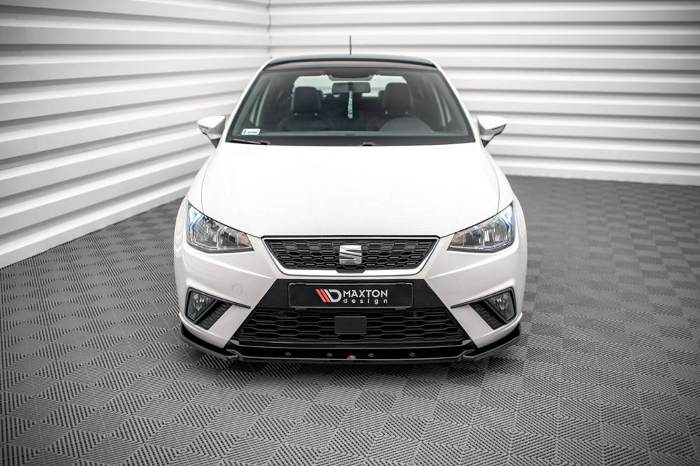 Voorspoiler V.2 Seat Ibiza KJ Maxton Glans Zwart