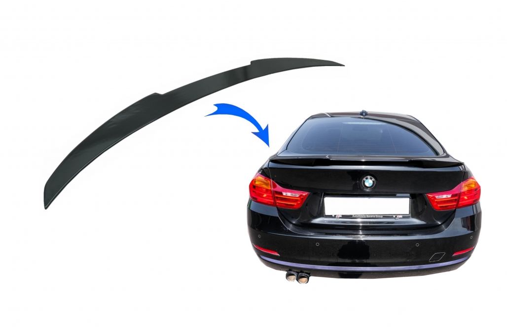 Spoiler BMW 4-Serie F36 GranCoupe M4 CSL design Glans Zwart