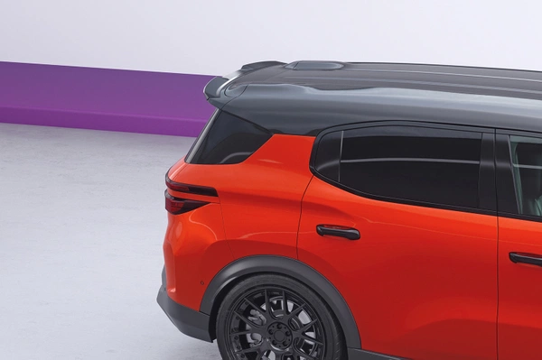 Spoilercap Opel Frontera met ABE Glans Zwart